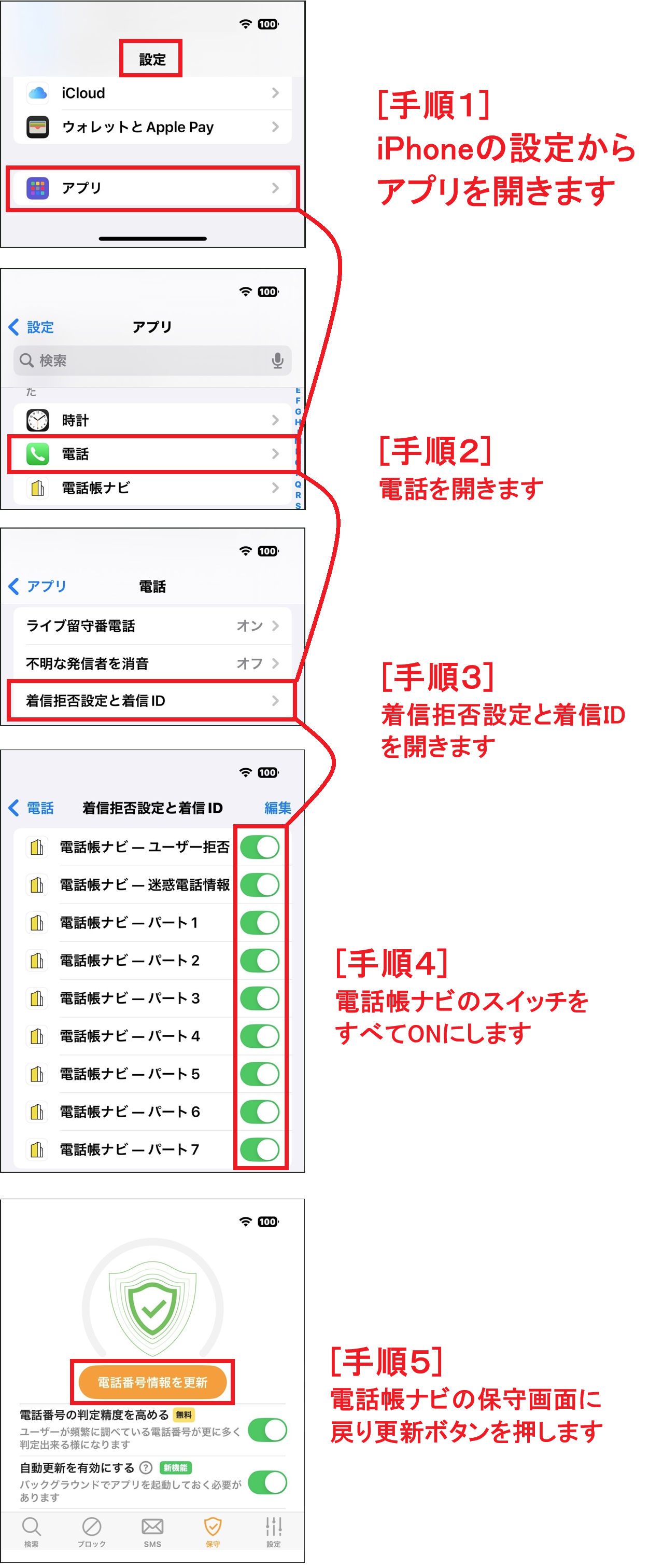 電話帳ナビインストール手順