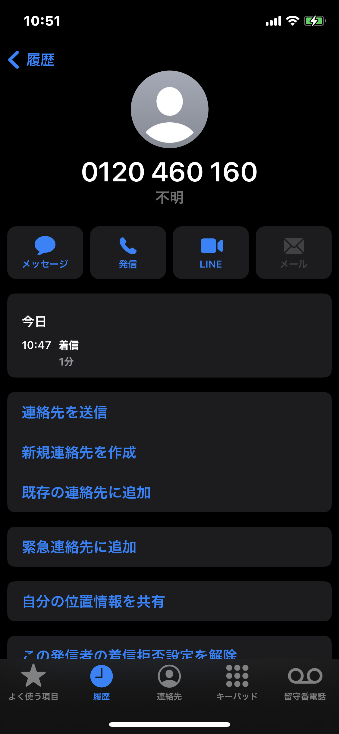0800 の 電話 番号